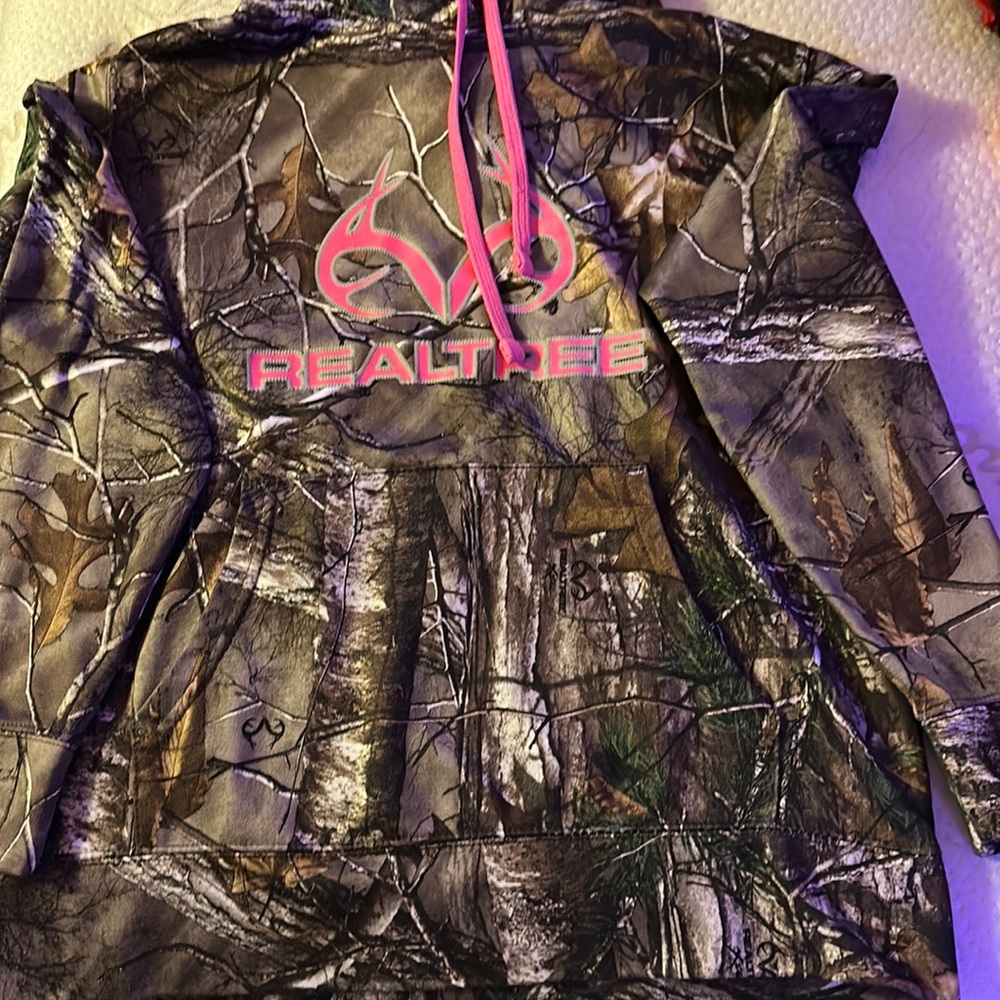 REALTREE Camo pink hoodie
